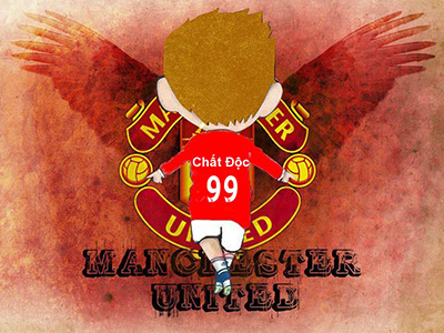 Tạo ảnh Chibi áo  đội Manchester United (MU)