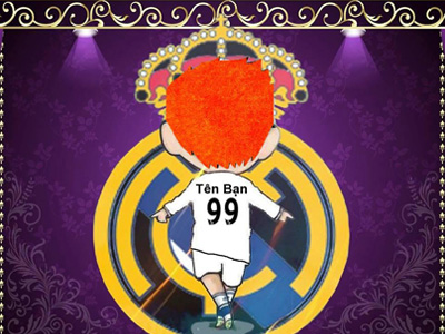 Tạo ảnh bóng đá chibi câu lạc bộ Real Madrid